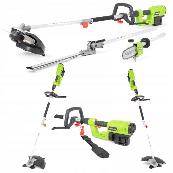 KOSA PILARKA NOŻYCE PIŁA AKUMULATOROWA 40V 4w1 AK22MULTI 2x20V 4GARDEN KOSA PILARKA NOŻYCE PIŁA AKUMULATOROWA 40V 4w1 AK22MULTI 2x20V 4GARDEN