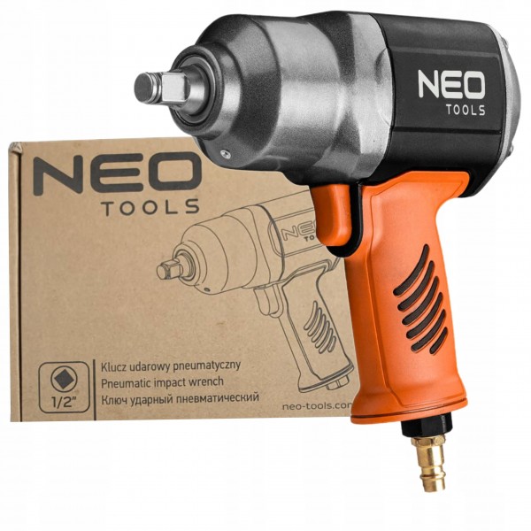 NEO KLUCZ UDAROWY PNEUMATYCZNY DUZY 1/2" 1300Nm 6,3 bar TWIN HAMMER 14-002 NEO KLUCZ UDAROWY PNEUMATYCZNY DUZY 1/2" 1300Nm 6,3 bar TWIN HAMMER 14-002
