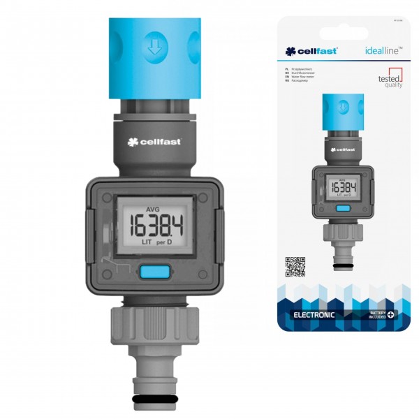CELLFAST PRZEPŁYWOMIERZ IDEAL 6 BAR STEROWNIK NAWADNIANIA UNI FIT 52-098
