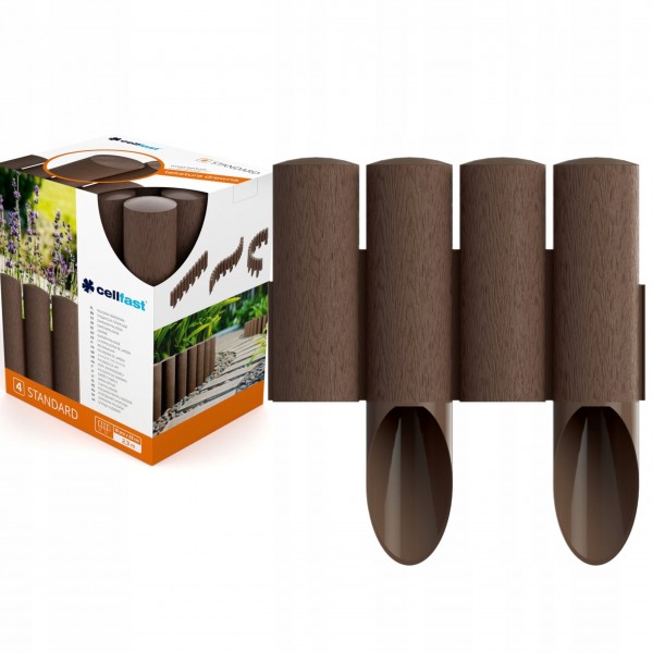 CELLFAST PALISADA OGRODOWA PŁOTEK OBRZEŻE TRAWNIKOWE 15,5x230cm BRĄZ POLSKI CELLFAST PALISADA OGRODOWA PŁOTEK OBRZEŻE TRAWNIKOWE 15,5x230cm BRĄZ POLSKI