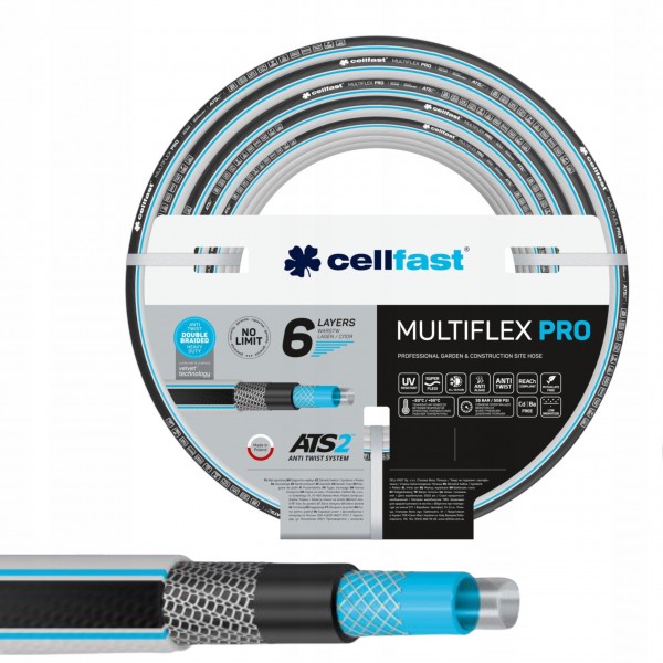 CELLFAST WĄŻ OGRODOWY 6-WARSTWOWY MULTIFLEX PRO ATS2 1CAL 10M 13-830 POLSKI CELLFAST WĄŻ OGRODOWY 6-WARSTWOWY MULTIFLEX PRO ATS2 1CAL 10M 13-830 POLSKI