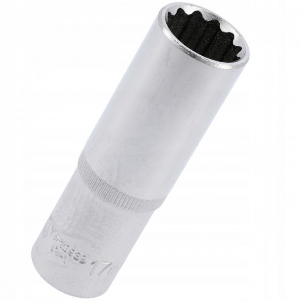 YATO KLUCZ NASADOWY NASADKI NASADKA DWUNASTOKĄTNA 1/2" 17MM DŁ-77MM YT12939 YATO KLUCZ NASADOWY NASADKI NASADKA DWUNASTOKĄTNA 1/2" 17MM DŁ-77MM YT12939