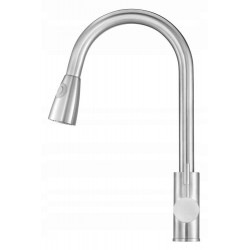 BATERIA KUCHENNA wyciągana wylewka ZLEWOZMYWAKOWA INOX STEELY 4 FALA 75805