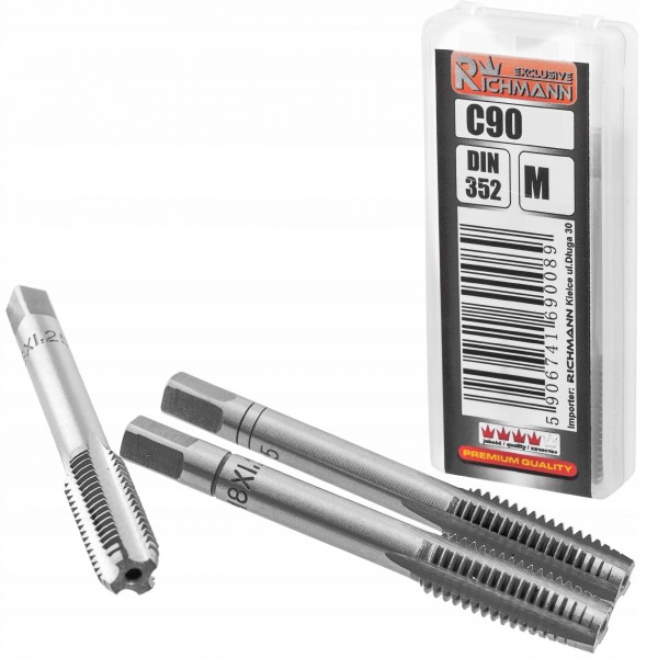 RICHMANN GWINTOWNIK M12 DIN 352 WALIZKA ZESTAW ETUI 3 SZTUK RICHMANN C9012 RICHMANN GWINTOWNIK M12 DIN 352 WALIZKA ZESTAW ETUI 3 SZTUK RICHMANN C9012
