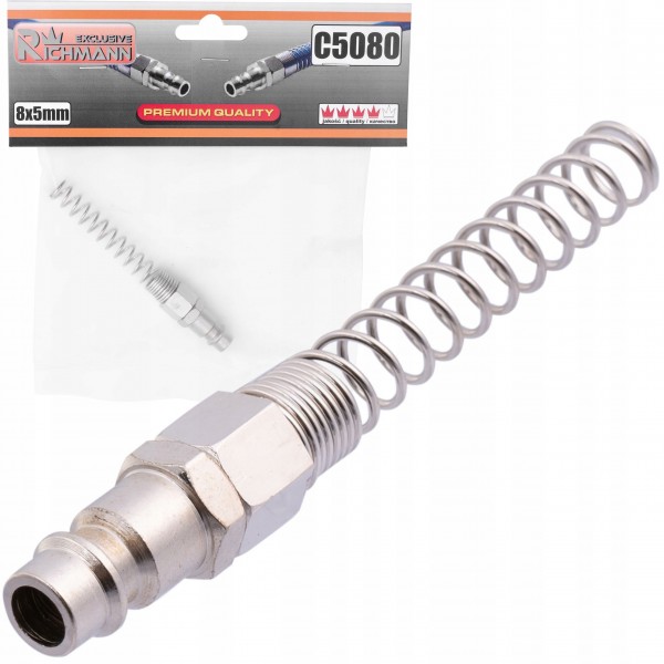 RICHMANN KOŃCÓWKA DO PRZEWODU POLIURETANOWEGO PNEUM 8 x 5 MM "MĘSKA" C5080 RICHMANN KOŃCÓWKA DO PRZEWODU POLIURETANOWEGO PNEUM 8 x 5 MM "MĘSKA" C5080