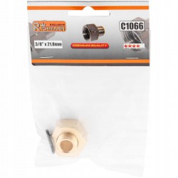 RICHMANN REDUKCJA NA BUTLĘ GAZOWĄ 3/8 MOSIĄDŹ REDUKTOR 21.8MM C1066