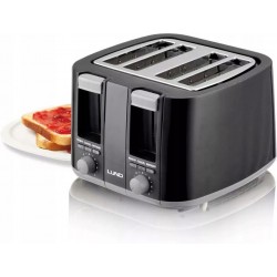 LUND TOSTER 1300-1500W CZARNY 4 TOSTA REGULACJA