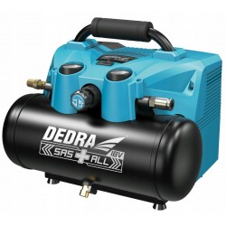 KOMPRESOR AKUMULATOROWY 6L DEDRA + 2x18V 2Ah 7077V