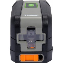 STHOR POZIOMICA LASER KRZYŻOWY ZIELONY +UCHWYT 10m
