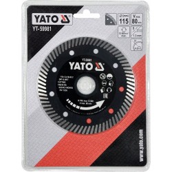YATO TARCZA DIAMENTOWA DO GRES KAMIEŃ ŻELBET 115mm
