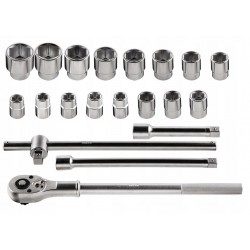 NEO KLUCZE NASADOWE ZESTAW KLUCZY NASADOWYCH 3/4" ZESTAW 21 SZTUK 08-061