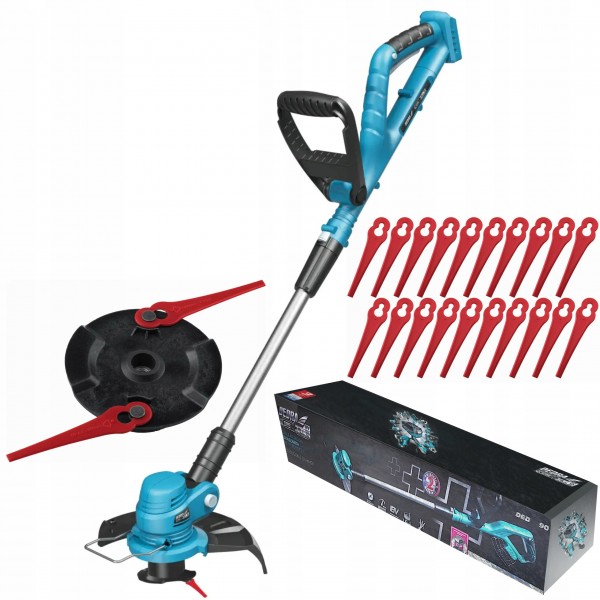 DEDRA PODKASZARKA AKUMULATOROWA KOSA 18V SAS+ 20x PLASTIKOWE OSTRZA 240mm DEDRA PODKASZARKA AKUMULATOROWA KOSA 18V SAS+ 20x PLASTIKOWE OSTRZA 240mm