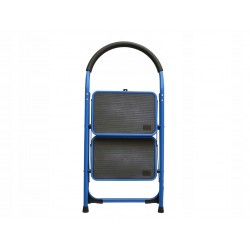 GEKO DRABINA DRABINKA 2-STOPNIOWA SKŁADANA DO 150kg ANTYPOŚLIZGOWA 47cm