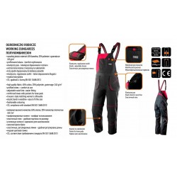 NEO TOOLS SPODNIE OGRODNICZKI ROBOCZE DAMSKIE 80-240 WOMAN line r. XL/42