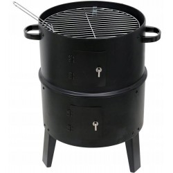 WĘDZARNIA OGRODOWA STALOWA WĘDZARKA GRILL 37 cm