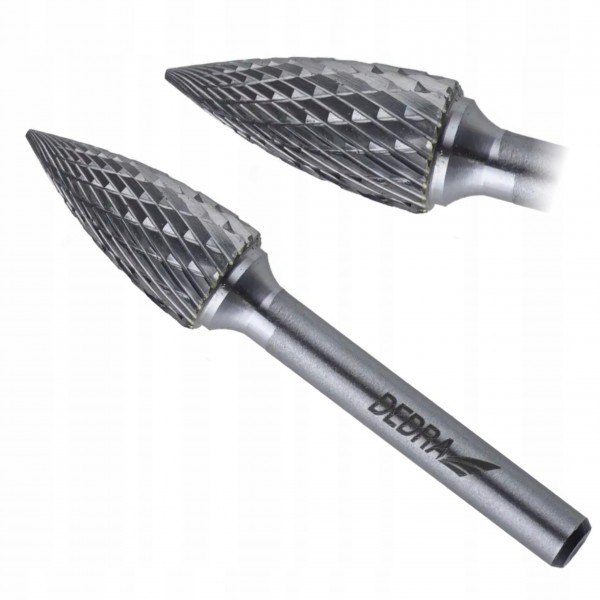 DEDRA FREZ TRZPIENIOWY OSTROŁUKOWY OSTRY G12X25MM TRZPIEŃ 6MM DEDRA 07F662