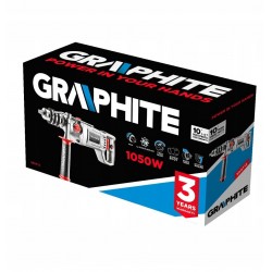 GRAPHITE WIERTARKA UDAROWA 1050W UCHWYT KLUCZ 16 MM 2BIEGI REGULACJA 58G712