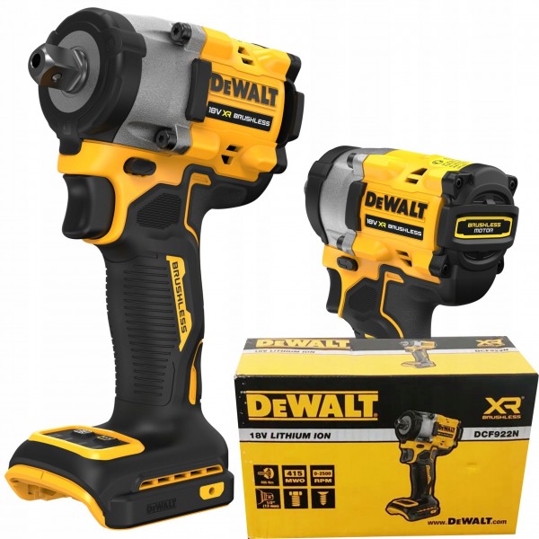 DeWALT KLUCZ UDAROWY BEZSZCZOTKOWY 18V 1/2" 406Nm DCF922N DeWALT ZAKRĘTARKA DeWALT KLUCZ UDAROWY BEZSZCZOTKOWY 18V 1/2" 406Nm DCF922N DeWALT ZAKRĘTARKA
