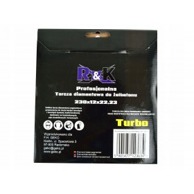 RK0115 TARCZA DIAMENT DO ŻELBETONU 230x12x22,23mm