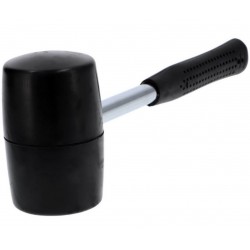 VOREL MŁOTEK GUMOWY 900 G STALOWY TRZONEK RURKA 33907 OBUCH 65 MM VOREL