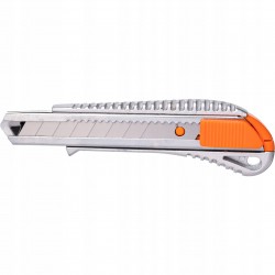 RICHMANN UNIWERSALNY NOŻYK DO TAPET METALOWY 18MM 155mm ANTYPOŚLIZGOWY 9119