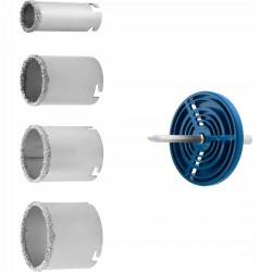 RICHMANN OTWORNICA WOLFRAMOWA 33-73 MM ZESTAW 4 SZTUK + WIERTŁO C8255