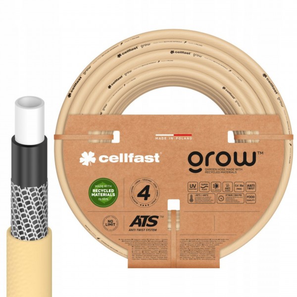 CELLFAST WĄŻ OGRODOWY 27BAR 4-WARSTWOWY 1/2" 15 m