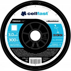 CELLFAST ŻYŁKA TNĄCA DO KOSY PODKASZARKI SZPULA KWADRATOWA 3MM 300M 35-083