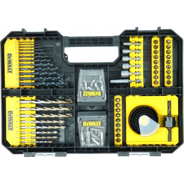 DEWALT DT71569 BITY WIERTŁA OTWORNICE 100el ZESTAW