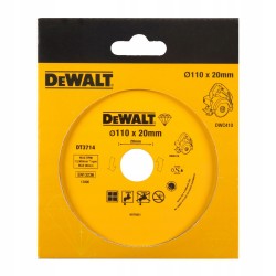 DeWALT TARCZA DIAMENTOWA 110x20mm CIĘCIA PŁYTEK CERAMICZNYCH GLAZURY DT3714