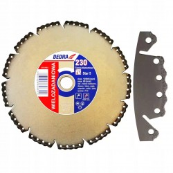 DEDRA TARCZA DIAMENTOWA WIELOZADANIOWA VACUUM BRAZED 230x22,2MM DEDRA H1087