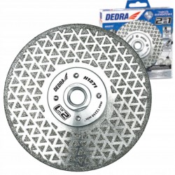 DEDRA TARCZA DIAMENTOWA DO CIĘCIA/SZLIFOWANIA NA SUCHO 125MM DEDRA H1271
