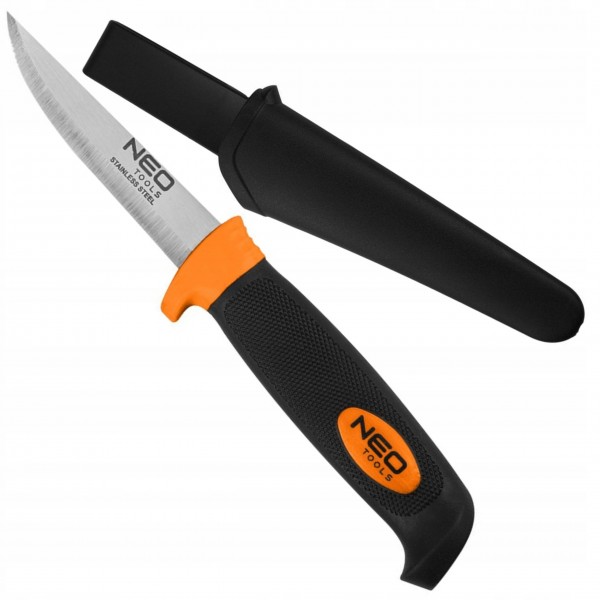 NEO TOOLS NÓŻ FINKA ZE STALI NIERDZEWNEJ 22cm KABURA POUCH NA PASEK 63-175 NEO TOOLS NÓŻ FINKA ZE STALI NIERDZEWNEJ 22cm KABURA POUCH NA PASEK 63-175