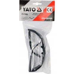 YATO OKULARY OCHRONNE PRZYCIEMNIANE ROBOCZE BHP OCHRONA OCZU SZARE YT-7366
