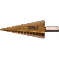 STHOR WIERTŁO STOPNIOWE CHOINKOWE 15-STOPNIOWE HSS DO METALU 4-32MM 22612