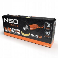 NEO POLERKA SZLIFIERKA SAMOCHODOWA MIMOŚRODOWA 900W 150mm REGULACJA KRĄŻKI