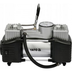 YATO KOMPRESOR SAMOCHODOWY Z MANOMETRTEM 12V POMPKA SPRĘŻARKA 250W