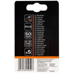 BITY UDAROWE PH3 1/4'' 50mm 5 SZT NEO 09-577 S2
