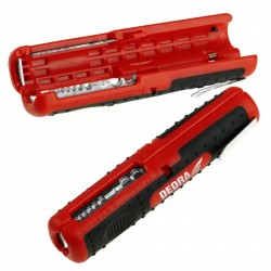 DEDRA ŚCIĄGACZ IZOLACJI PRZEWODÓW KABLI 0.5-6.0mm 125mm 1268S2