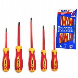 DEDRA 06B050 ZESTAW WKRĘTAKÓW IZOLOWANYCH 5 SZT