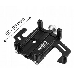 NEO ALUMINIOWY UCHWYT NA TELEFON DO ROWERU 91-000