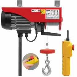 YATO ELEKTRYCZNY WCIĄGNIK LINOWY 900W 250/500KG