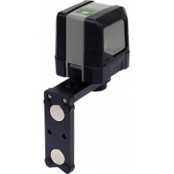 STHOR POZIOMICA LASER KRZYŻOWY ZIELONY +UCHWYT 10m