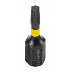 GRAPHITE BITY KOŃCÓWKI UDAROWE TORX TX15 25MM 20EL
