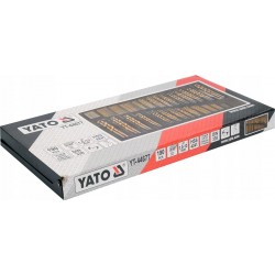 YATO ZESTAW WIERTEŁ STALOWYCH DO METALU 190 SZTUK SZYBKOTNĄCE 1-13MM