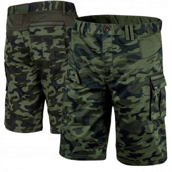 NEO KRÓTKIE SPODENKI ROBOCZE CAMO DO PASA KIESZENIE 81-271 ROZMIAR XXXL/58