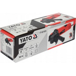 YATO SZLIFIERKA KĄTOWA POLERKA 125MM 1700W Z REGULACJĄ OBROTÓW DIAX KĄTÓWKA