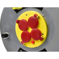 PRZEDŁUŻACZ ELEKTRYCZNY BĘBNOWY METALOWY 3X2,5MM 25M GEKO K00232