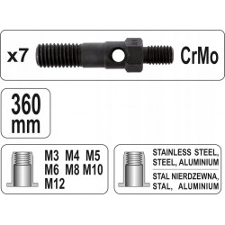 YATO NITOWNICA RĘCZNA DO NITONAKRĘTEK M3-M12 360 mm YATO YT-36127