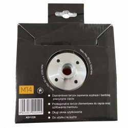 TARCZA DIAMENTOWA DO FAZOWANIA SZLIFOWANIA PŁYTEK GRESU 125MM M14 KD11228